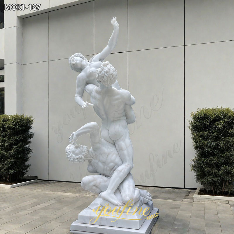 Famous Marble Abduction of a Sabine Woman Replica