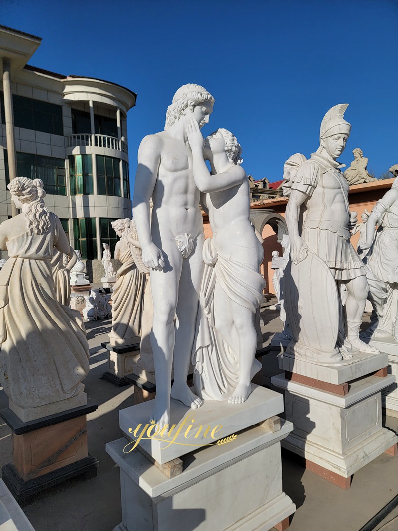 Life Size Venus and Adonis Statue for Sale