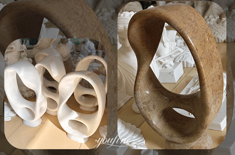 Modern abstract marble sculpture for sale