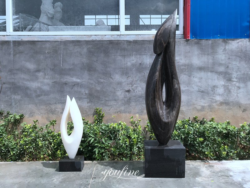 Modern abstract marble sculpture for sale