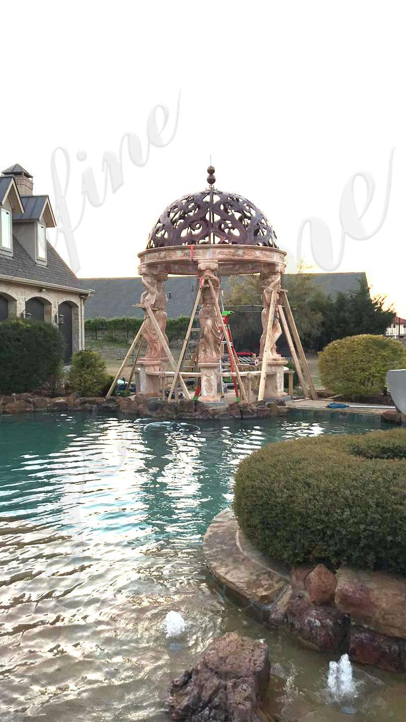 YouFine Marble Gazebo Feedback from Texas Client