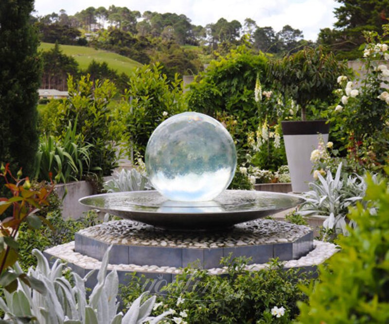 crystal modern ball water fountain-sphere fountain