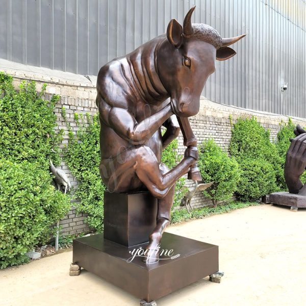 bronze Bull Statue Barcelona
