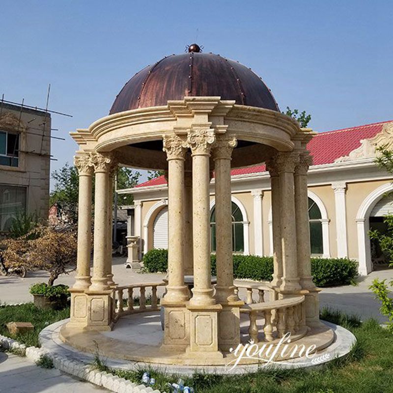 natural marble gazebo