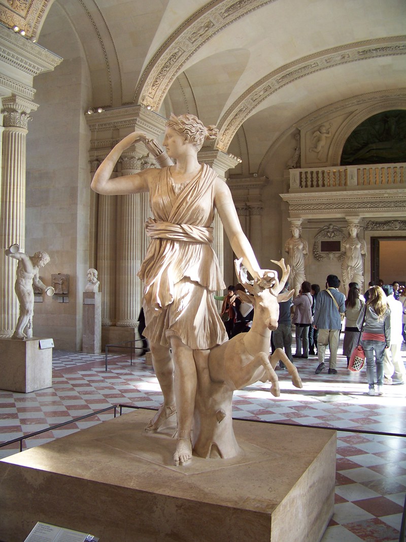Artémis avec un Stag, Louvre