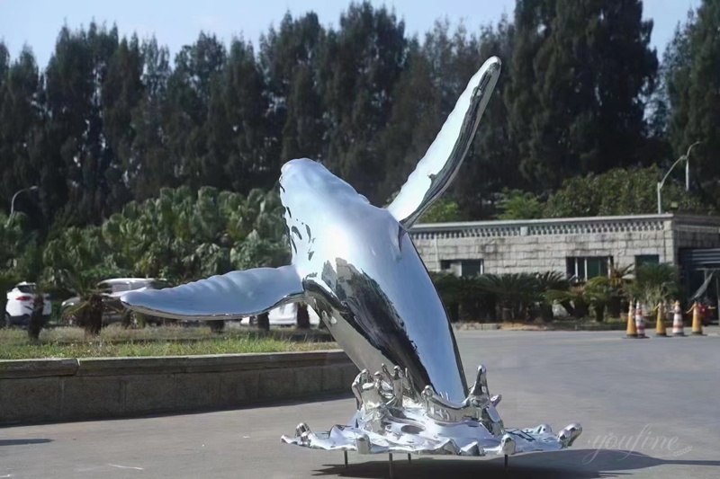Brilliance Metal Whale Sculpture (1)