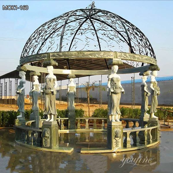 Custom-made Marble Gazebo for Outdoor Living MOK1-160