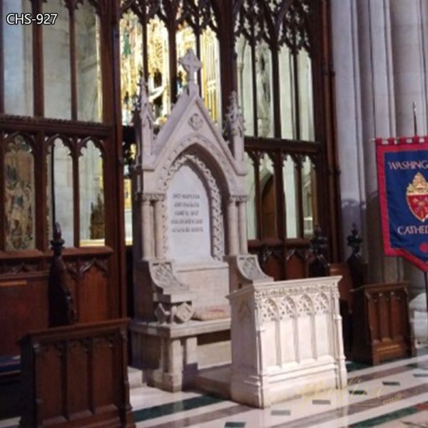 Exquisite Marble Cathedra Chair for Church CHS-927