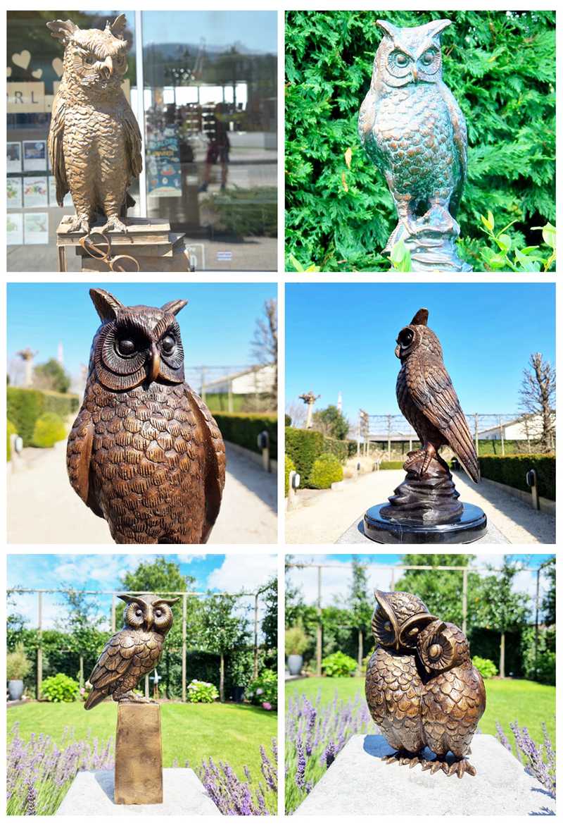 Garden Owl Statue