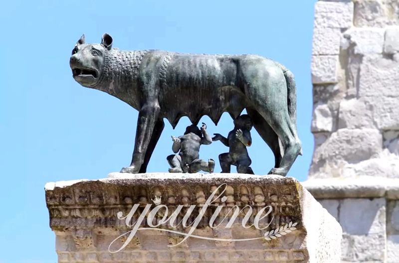 Italian mythological wolf statue-YouFine Sculpture