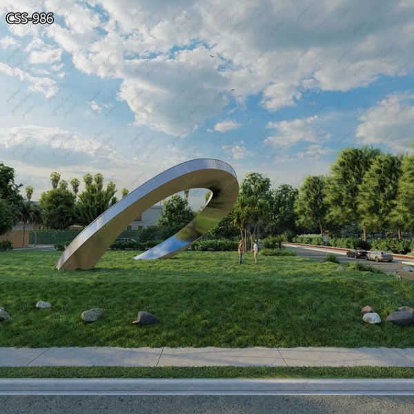 Large Circle Sculpture - A Timeless Addition to Your Outdoor Space CSS-986