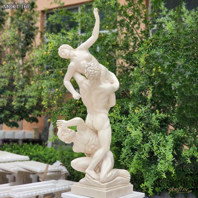 Marble Figurative Sabine Woman Sculpture Replica for Garden