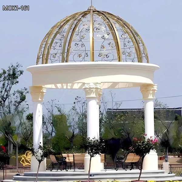 Outdoor Marble Gazebos: A Timeless Addition to Your Garden MOK1-161