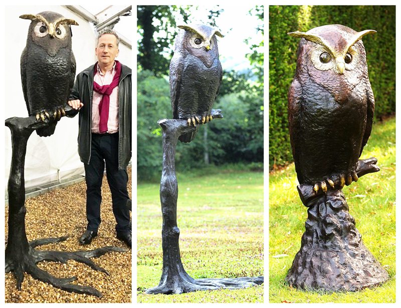 Outdoor Owl Statue
