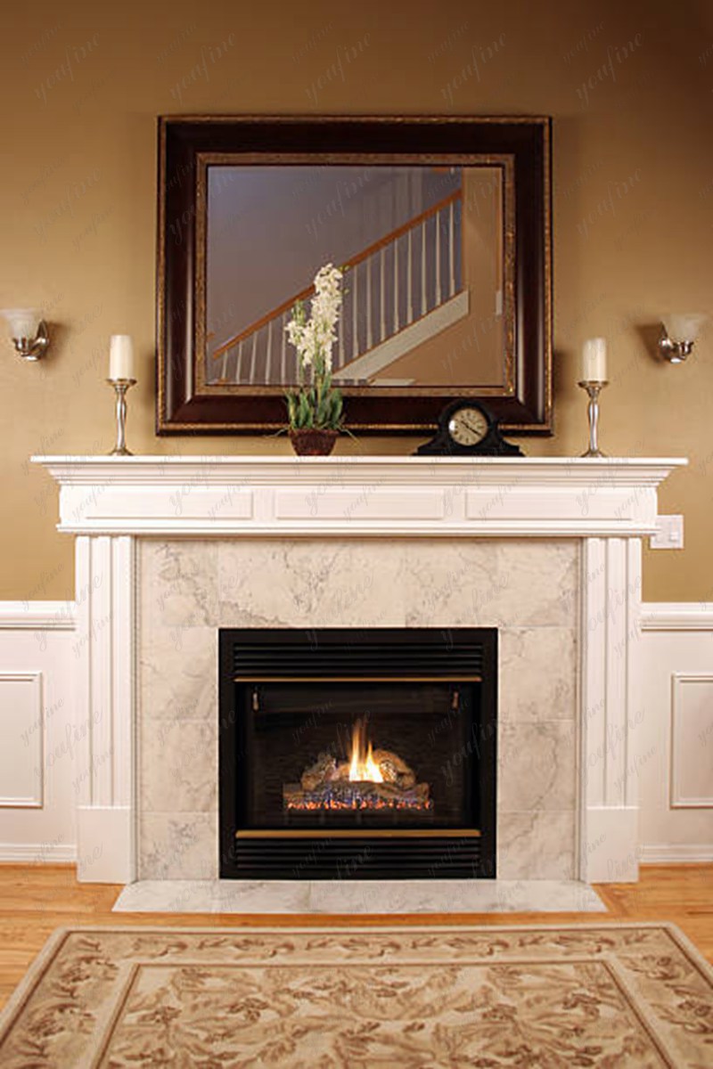 hand carved Marble Fireplace 