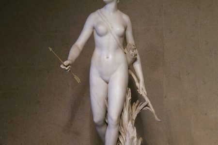Stunning Marble Statue Of Diana The Huntress Garden Decor