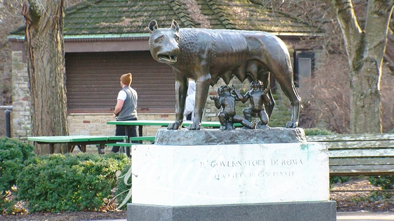 Symbolic wolf statue-YouFine Sculpture