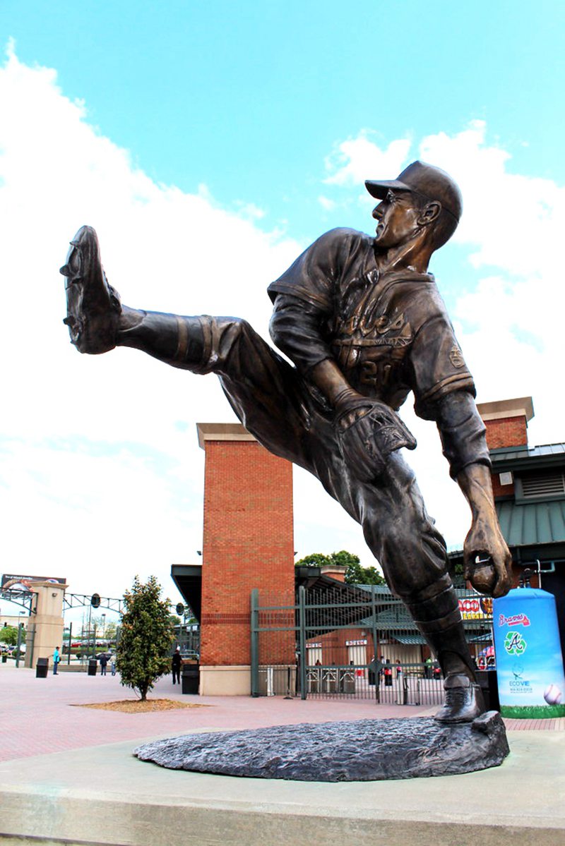 Warren Spahn Statue