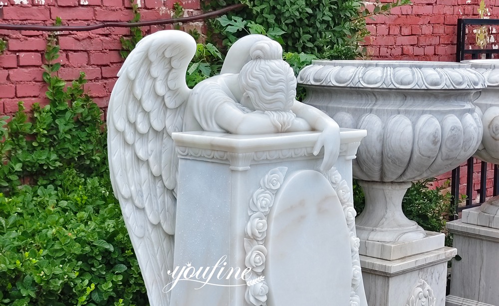 Weeping Angel Memorial Statue details