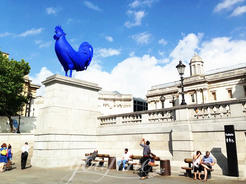 hahn-cock-plinth-sculpture-london_