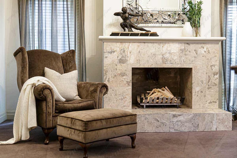 hand carved Marble Fireplace 