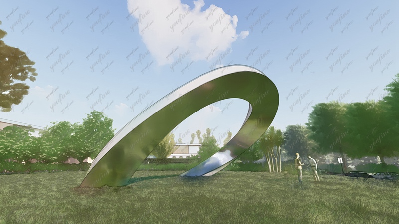 Large Circle Sculpture - A Timeless Addition to Your Outdoor Space CSS-986