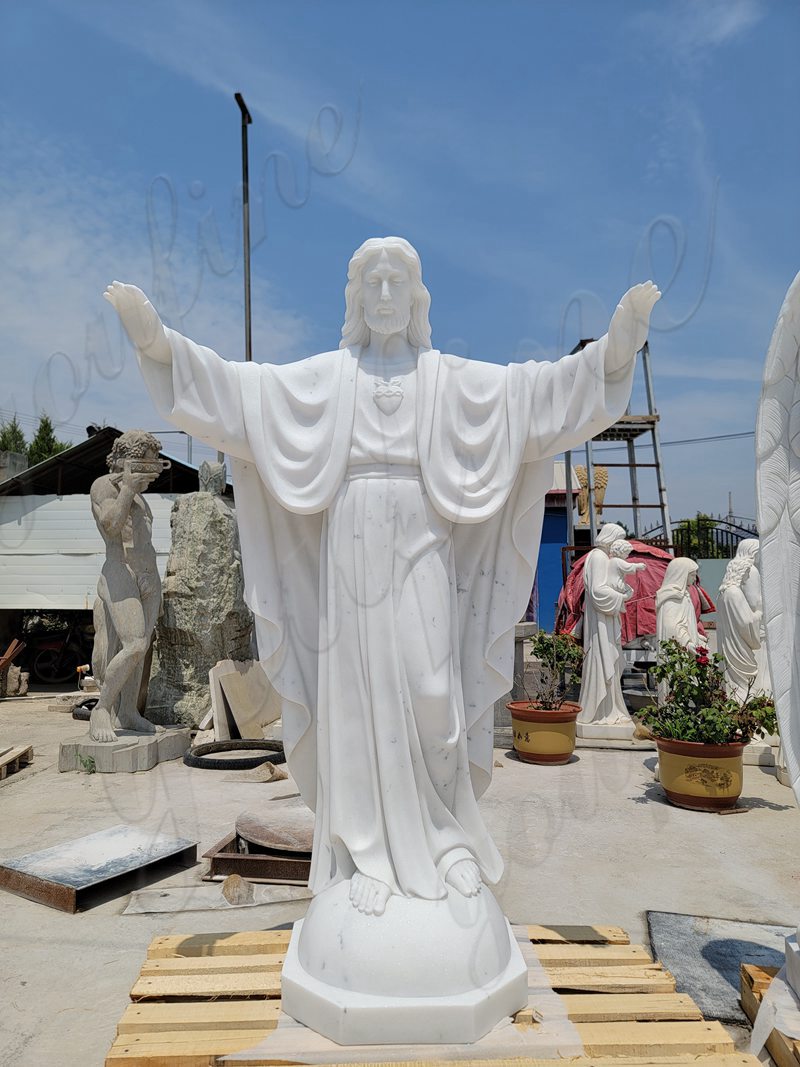 marble religious statue for church