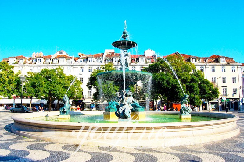 mermaid fountain outdoor-YouFine Sculpture