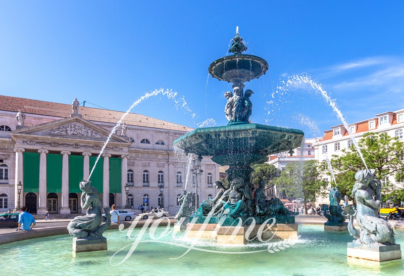 square statue fountain-YouFine Sculpture