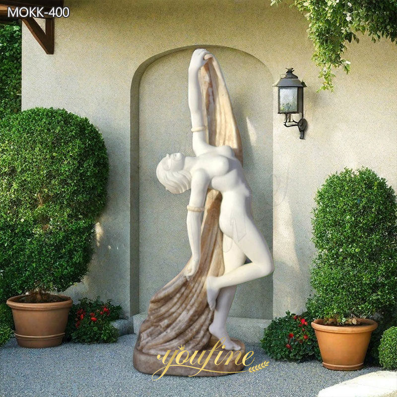 Life Size Marble Dancing Girl Statue