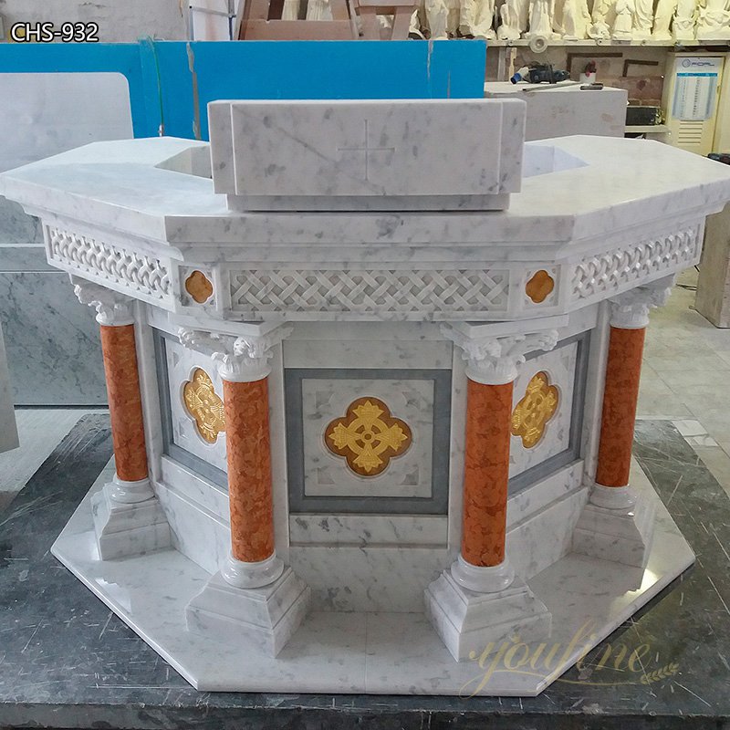 Marble Ambo Catholic Church Pulpit for Sale CHS-932