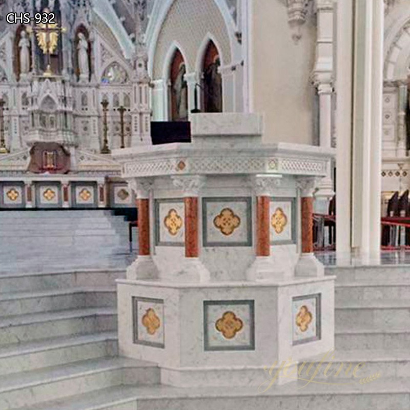 Marble Ambo Catholic Church Pulpit for Sale CHS-932