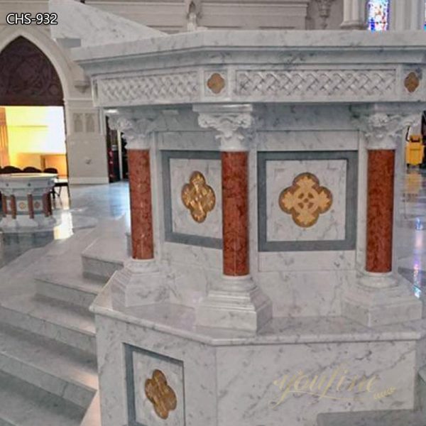 Marble Ambo Catholic Church Pulpit for Sale CHS-932
