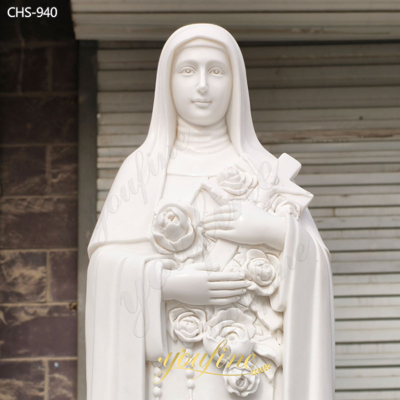 Marble Statue of St Therese the Little Flower for Garden