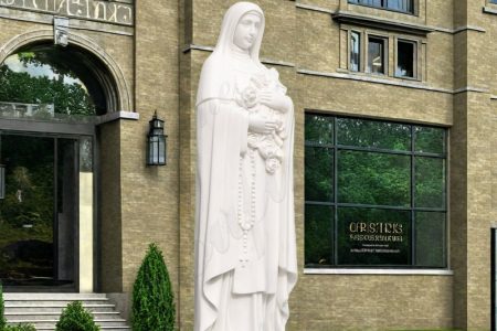 Marble Statue of St Therese the Little Flower for Outdoor Garden CHS-940
