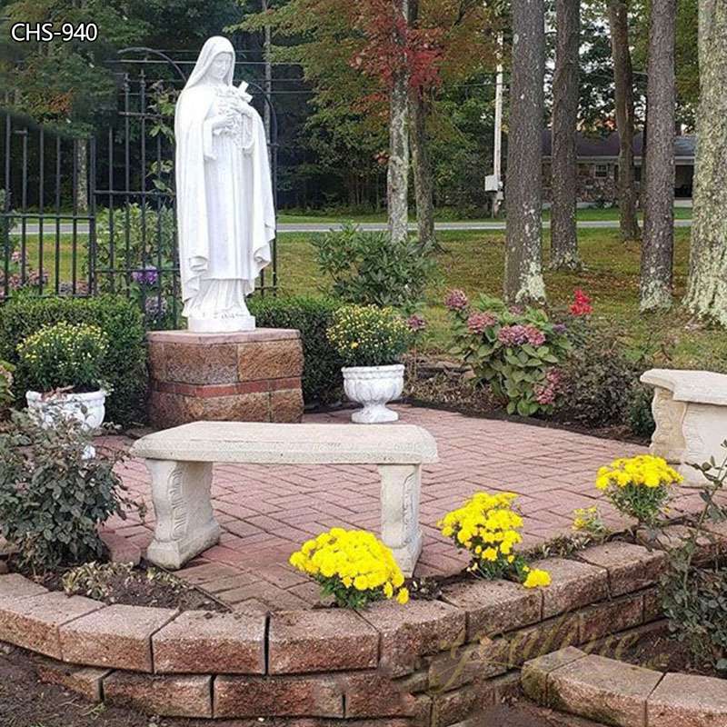 Marble Statue of St Therese the Little Flower for Outdoor Garden CHS-940