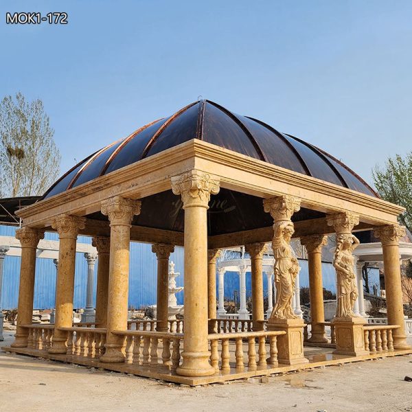 Natural Marble Large Garden Gazebo for Outdoor MOK1-172