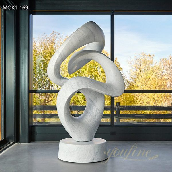 Abstract marble sculpture