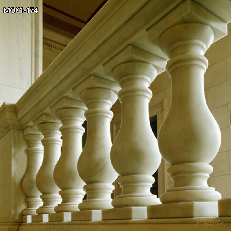 Wholesale Beige Marble Balusters from Manufacturer MOK1-174