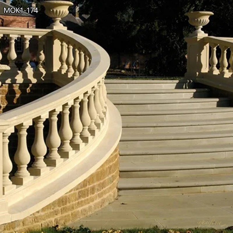 Wholesale Beige Marble Balusters from Manufacturer MOK1-174