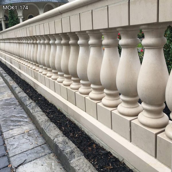Wholesale Beige Marble Balusters from Manufacturer MOK1-174