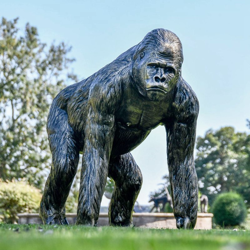 large gorilla statue