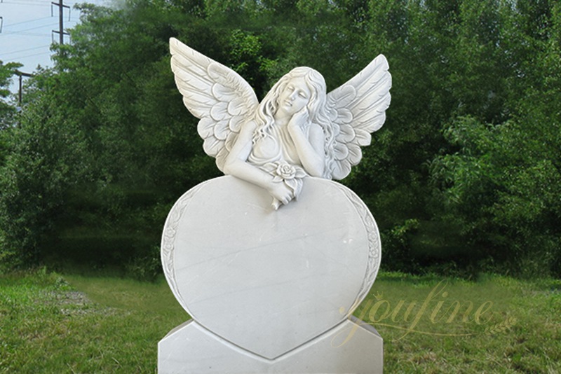 marble angel statue memorials