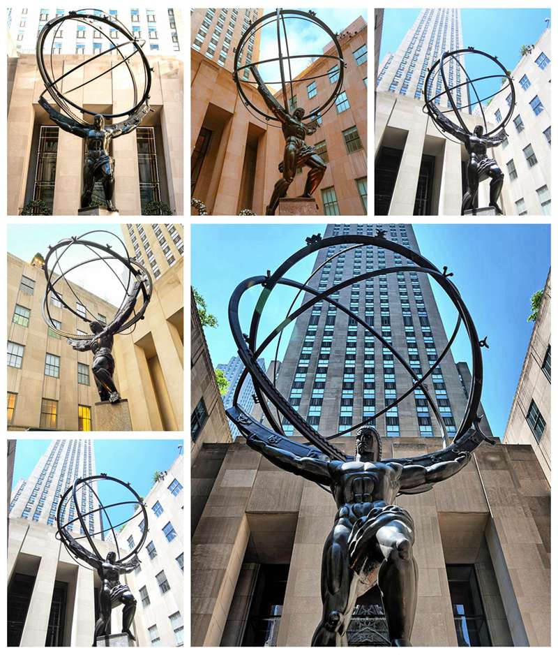 rockefeller center atlas statue