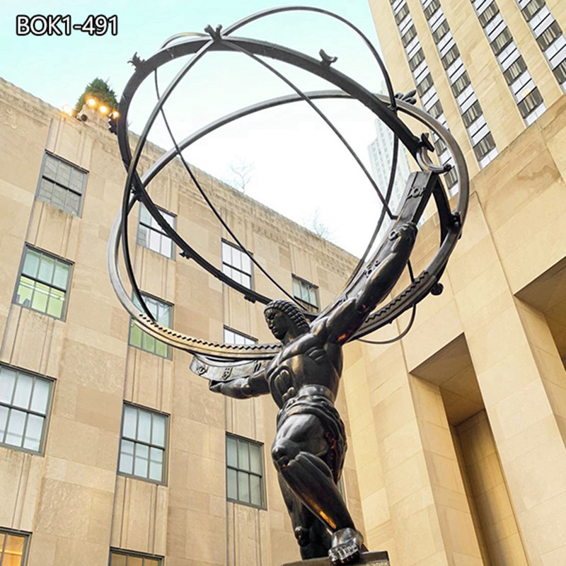 Atlas Rourke Estatua De Desenho De Atlas