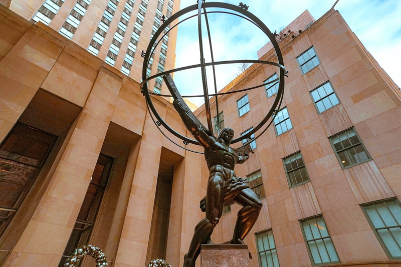 sculpture of Atlas