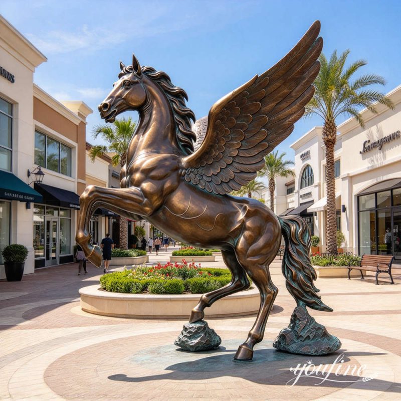 Estatua de Pegaso de bronce en venta BOK1-243