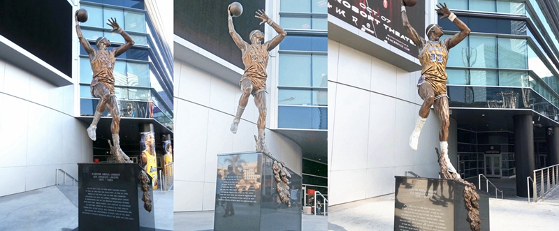 Kareem Abdul-Jabbar Sky Hook Statue (Milwaukee, USA)