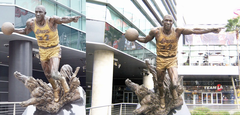 Magic Johnson Statue (Los Angeles, USA)