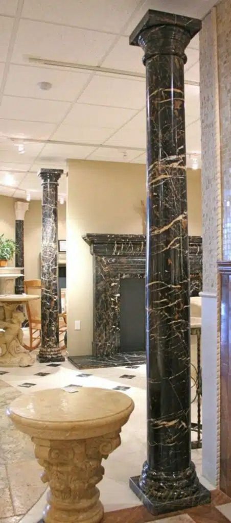 Marble Columns on Different Styles